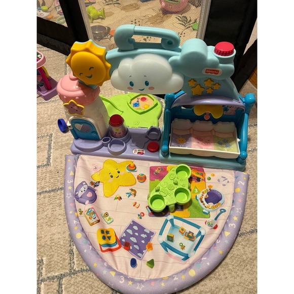 Fisher-Price Other - Fisher Price Little People 1-2-3 Play Date Nursery Mat Playset